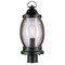Westinghouse Fixture Post Top Outdoor Lantern 60W Canyon Txtrd, Black Barnwood Clear Glass 6578800 - alternate 1